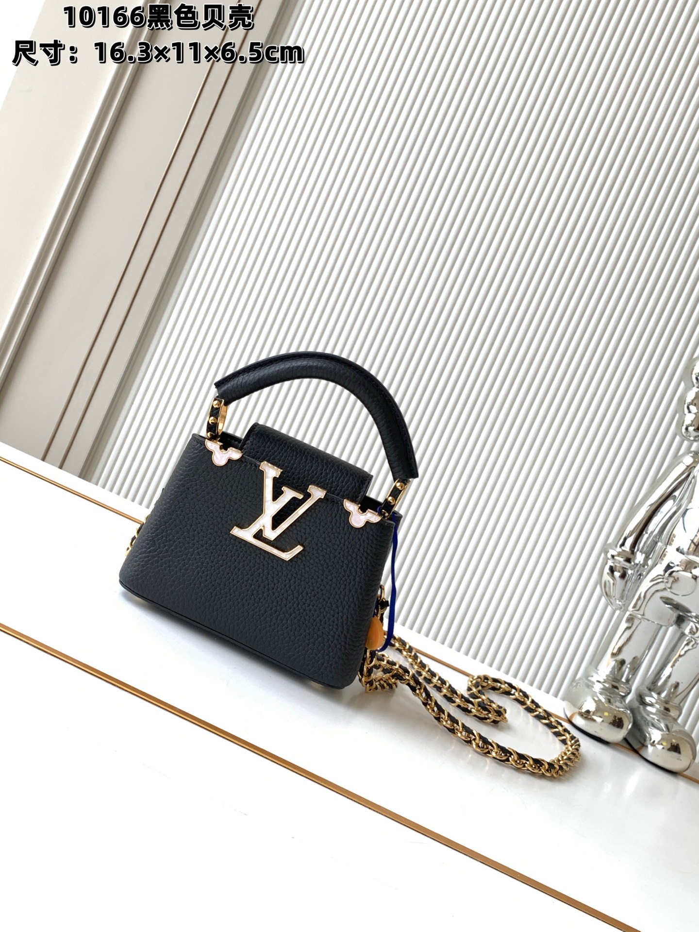 Louis Vuitton LV Capucines Mini Wallet Premium Canvas Silver Hardware Elegant Look Luxury Designer